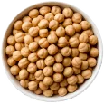 A bowl of chickpeas