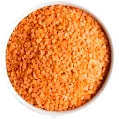 A bowl of lentils