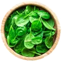 A bowl of spinach